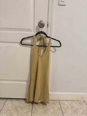 tiger mist backless bow dress Tiger Mist Zita square neck open scoop back satin bow detail maxi dress in lemon